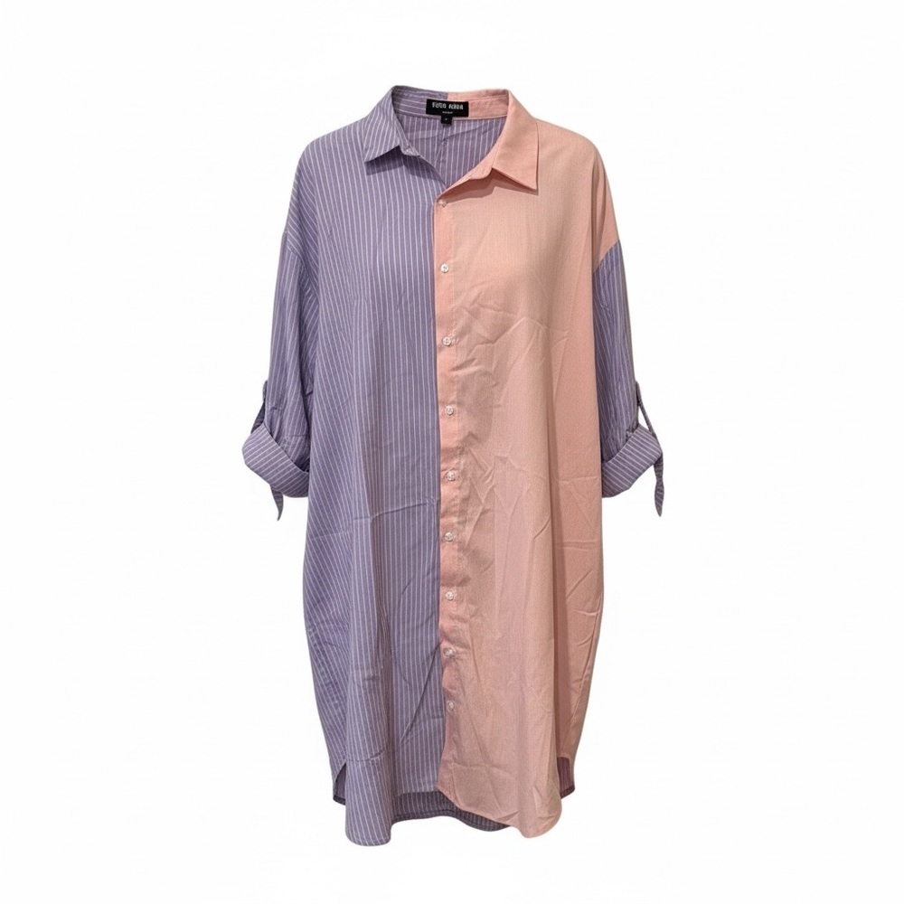 Vero Moda Elsie Bridge mix match shirt dress, small
